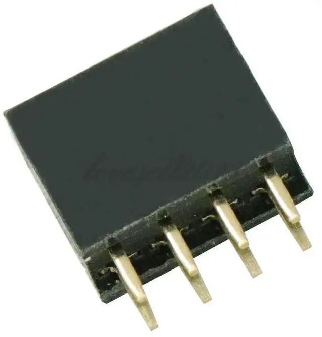 Alt view image 6 of 6 - 20pcs/lot Double Row Female Straight Pin Header 2X4 pin 2x4 Pin 8P 2.54mm Pitch Socket Pin Strip