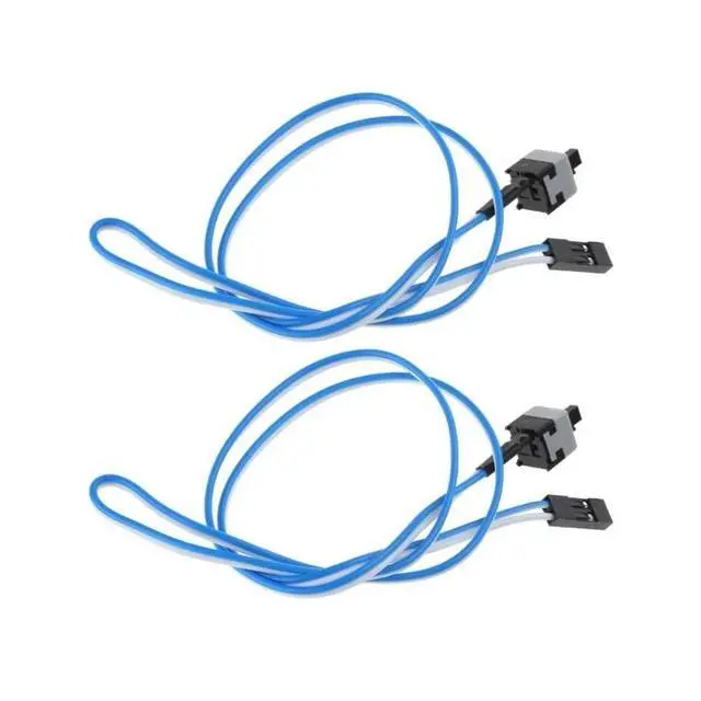 Alt view image 4 of 6 - 2PCS Chassis Power Switch Cables Motherboard Line Desktop Switch Line