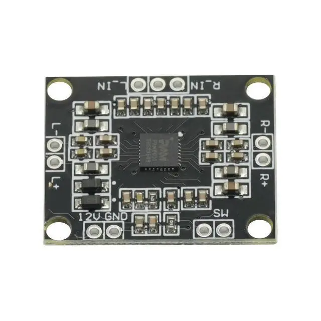 Alt view image 4 of 6 - PAM8610 digital amplifier board module 2x15W dual channel stereo D-class high-power amplifier board micro