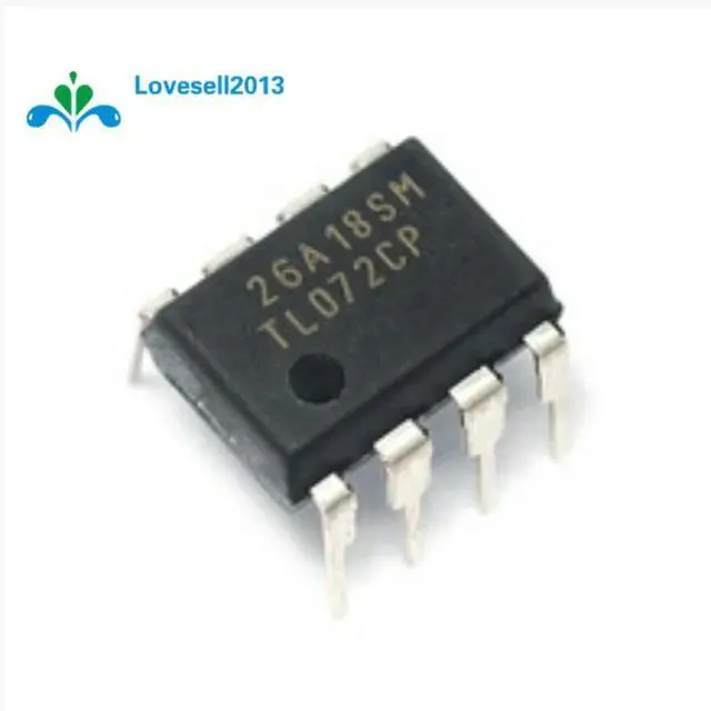 Alt view image 2 of 2 - 5 PCS TL072 TL072CP DIP-8 LOW NOISE J-FET DUAL OP-AMP IC