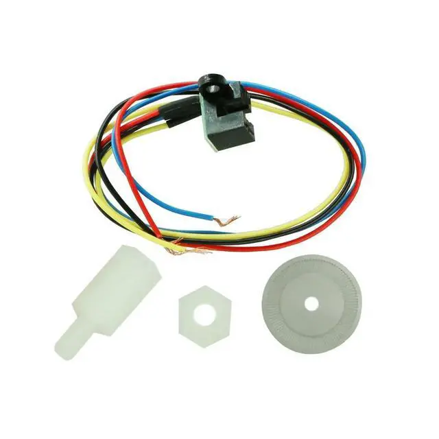 Alt view image 6 of 6 - Photoelectric Speed Sensor Encoder Coded Disc Code Wheel For Freescale Car 5V For