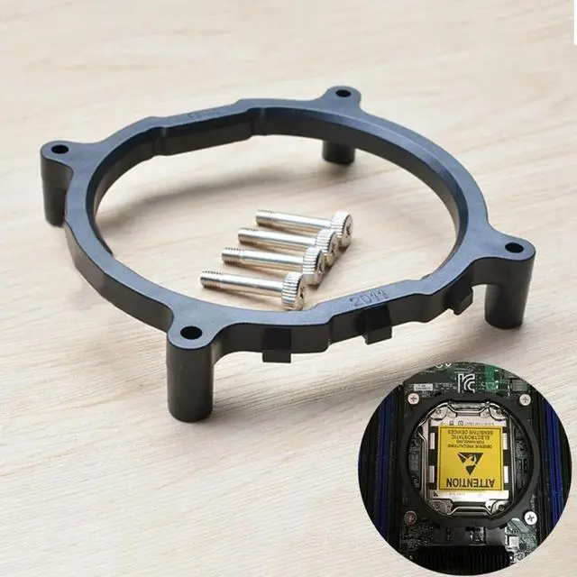 Alt view image 5 of 6 - 2025 Round LGA2011 Base Bracket for X299 X99 X79 Motherboard CPU Radiator Fixed Socket with Screws for Computer Base