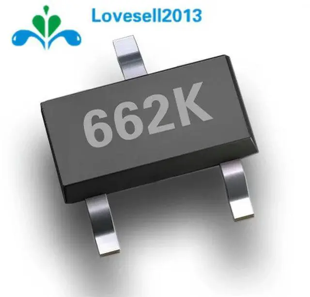 Main image of 20pcs XC6206P332MR 662K XC6206 3.3V/0.5A Positive Fixed LDO Voltage Regulator SOT-23