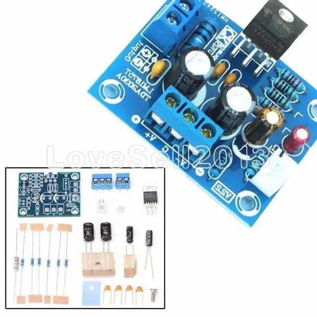 Alt view image 2 of 6 - 20W HIFI Mono Channel LM1875T Stereo Audio Amplifier Board Module DIY Kit