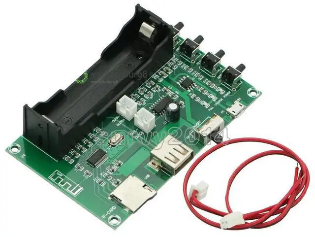 Alt view image 2 of 4 - PAM8403 5W+5W Dual Channel Digital Bluetooth Receiver Audio Stereo Amplifier Module Charging Board DC 5V