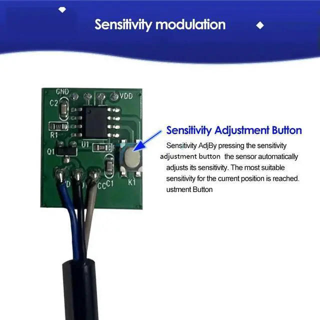 Alt view image 3 of 3 - DC5V NPN Output Non-Contact Capacitive Liquid Water Level Sensor Detector Module For Board