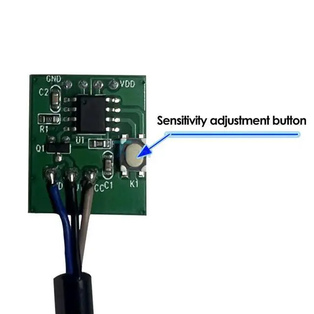 Alt view image 2 of 3 - DC5V NPN Output Non-Contact Capacitive Liquid Water Level Sensor Detector Module For Board