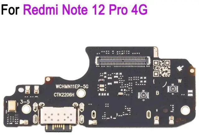 Alt view image 4 of 6 - Repair Charging Port Board For Redmi Note 12 Pro 4G