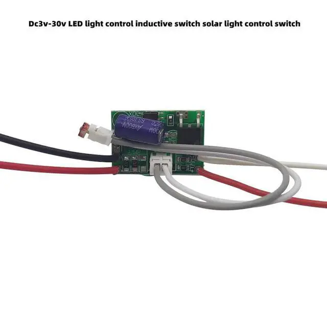 Alt view image 3 of 3 - Low Voltage LED Solar Light Control Induction Circuit Board 5V 12V Lamp light control sensor switch control board