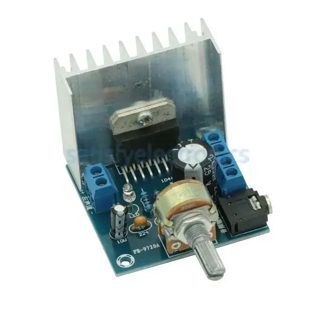 Alt view image 2 of 3 - AC/DC 12V 2x15W TDA7297 Version B Amplifier Board Digital Audio Dual Channel Module 15W+15W Grade 2.0 Board