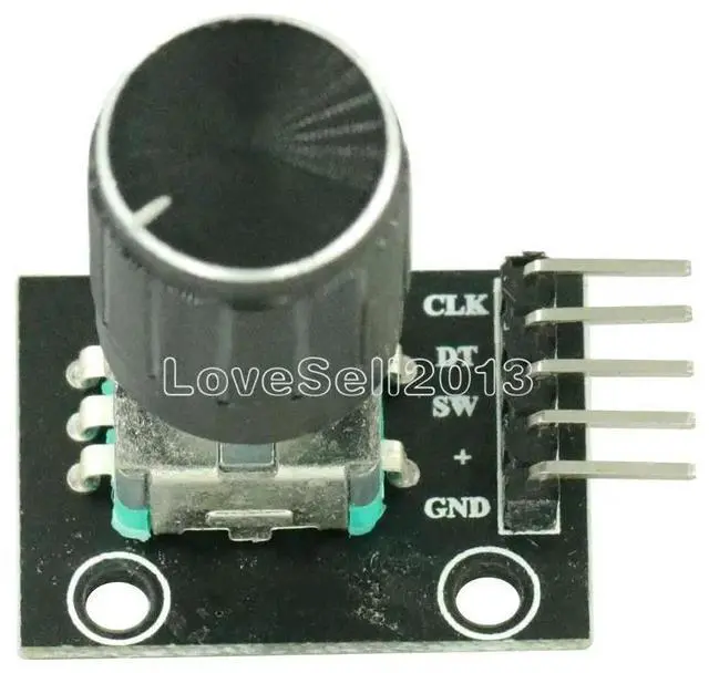 Alt view image 2 of 3 - KY-040 360 Degrees Rotary Encoder Module with 15×16.5 mm Potentiometer Rotary Knob Cap for Brick Sensor Switch