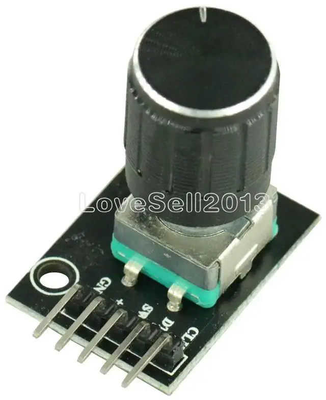 Alt view image 3 of 3 - KY-040 360 Degrees Rotary Encoder Module with 15×16.5 mm Potentiometer Rotary Knob Cap for Brick Sensor Switch