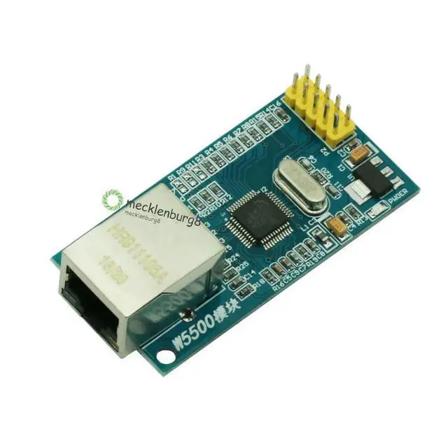 Alt view image 2 of 6 - Replace W5100 Ethernet Shield LAN Network Module W5500 Support TCP/IP 51/ STM32 Microcontroller With 32k Bytes SPI 3.3V/5V