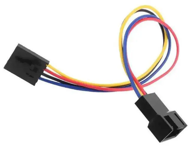 Main image of 1 Pcs 5Pin To 4Pin Cooling Fan Connector Adapter 18cm Extension Cable Wire for Styles 5 Pin Latch Styles PC Laptop