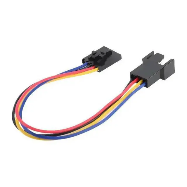 Alt view image 3 of 3 - 1 Pcs 5Pin To 4Pin Cooling Fan Connector Adapter 18cm Extension Cable Wire for Styles 5 Pin Latch Styles PC Laptop
