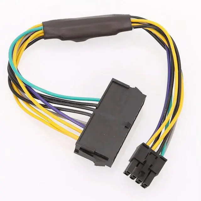 Main image of 24 Pin To 8 Pin ATX PSU Power Adapter Cable Compatible with Optiplex 3020 7020 9020 Precision T1700 30CM