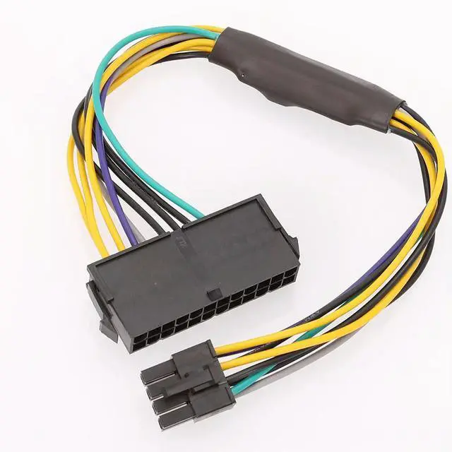 Alt view image 3 of 3 - 24 Pin To 8 Pin ATX PSU Power Adapter Cable Compatible with Optiplex 3020 7020 9020 Precision T1700 30CM