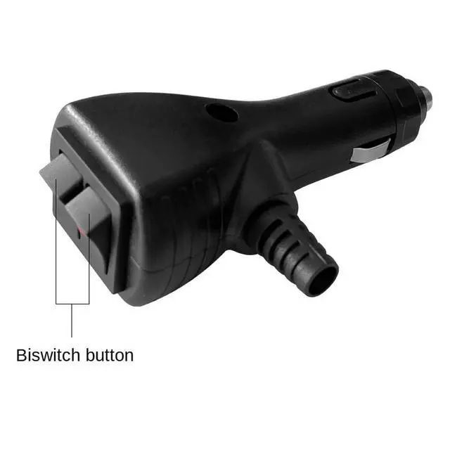 Alt view image 3 of 3 - 12V 24V Heavy Duty Car Cigarette Lighter Plug with Momentary and ON OFF ON Switch