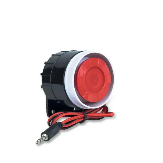 Alt view image 2 of 3 - Loud Siren Alarm Indoor 120dB Wired Home Security Alarm Anti-Theft For Family Elevator ATM DC 12V ABS Material