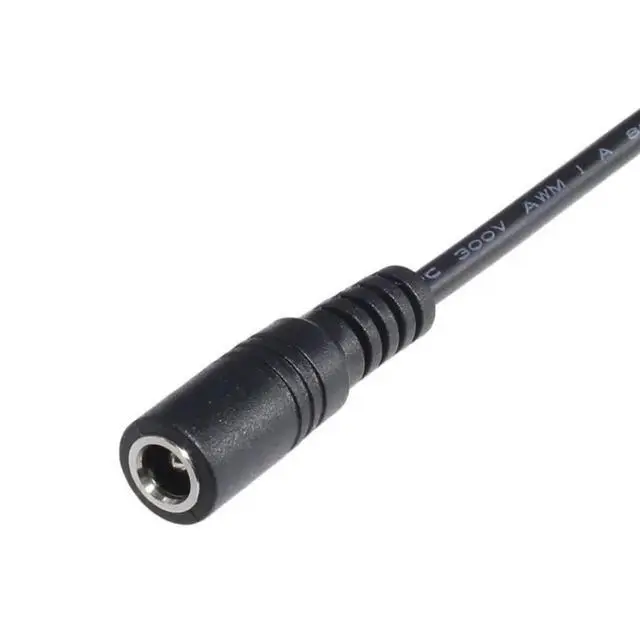 Alt view image 3 of 3 - DC Cord 5.5*2.1mm Female To Dual USB Female Extension Cable Power Splitters Supply Adapter Charger Converter