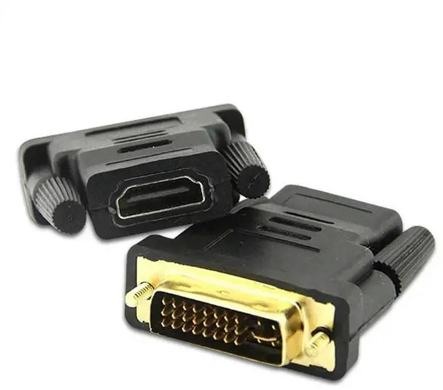 Main image of DVI 24+5 To Adapter Cables Plated Plug Male To Female HDMI-compatible To DVI Cable Converter 1080P for HDTV Projector Monitor