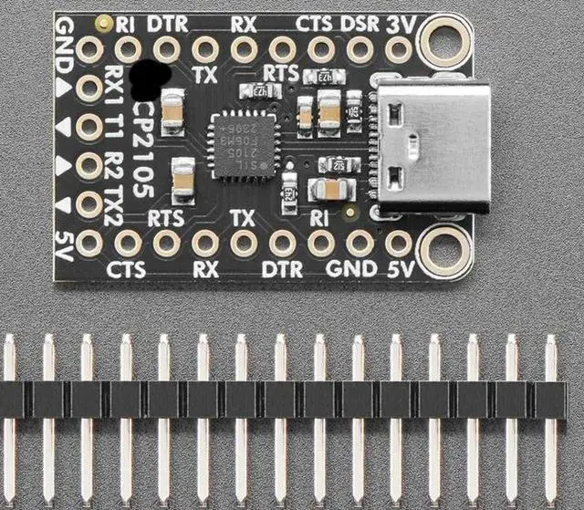 Alt view image 4 of 6 - 6065 CP2105 Friend - USB to Dual UART Serial Converters