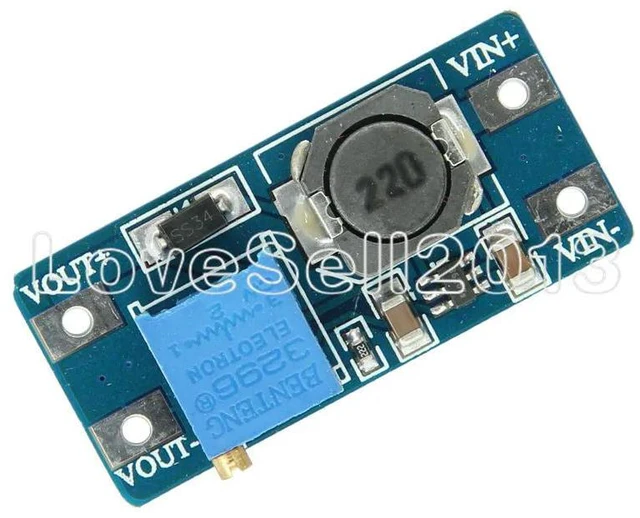 Alt view image 2 of 3 - MT3608 DC-DC Step Up Converter Booster Power Apply Module Booster Power Module MAX Output 28V 2A For