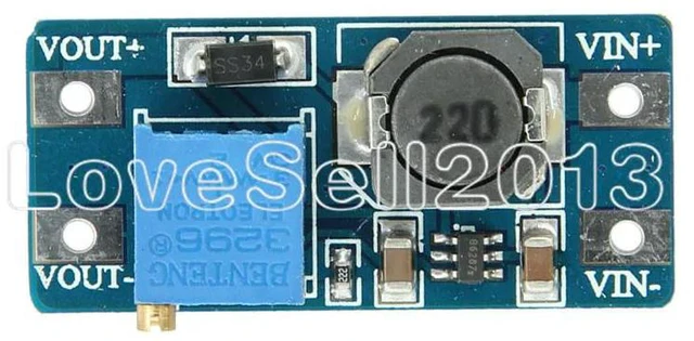 Alt view image 3 of 3 - MT3608 DC-DC Step Up Converter Booster Power Apply Module Booster Power Module MAX Output 28V 2A For