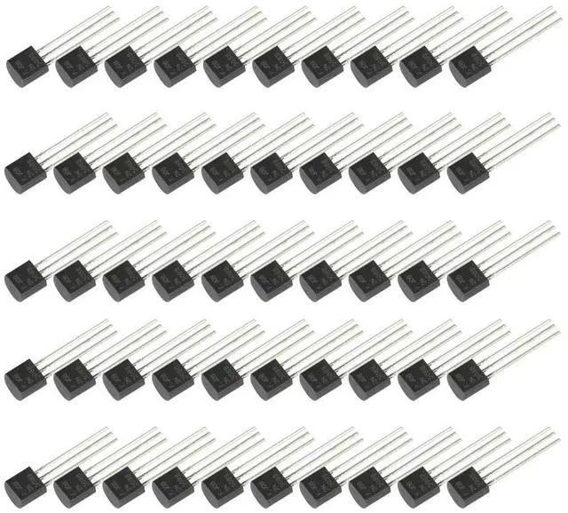 Main image of 50PCS TO-92 2N5088 Transistor 0.05A 30V 2N5088G 2N5088BU NPN Power Silicon Transistors 0.05 Amp 30 Volt TO-92