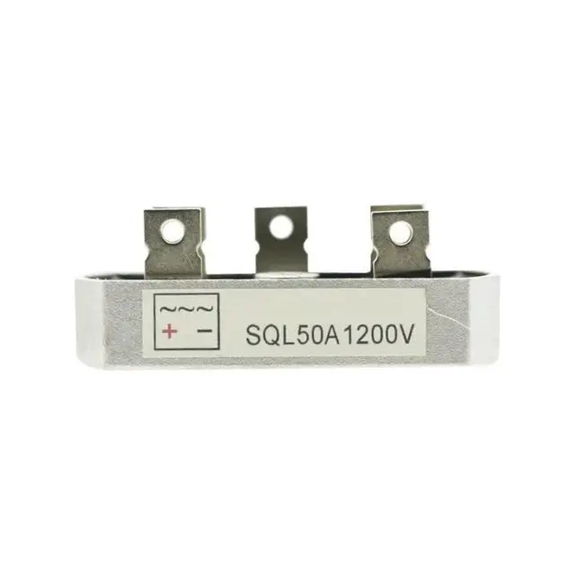 Alt view image 3 of 3 - 1PCS 50A 1200V Aluminum l Case 3 Phase Diode Bridge Rectifier 50Amp SQL50A Module