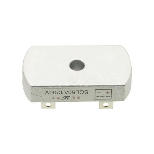 Alt view image 2 of 3 - 1PCS 50A 1200V Aluminum l Case 3 Phase Diode Bridge Rectifier 50Amp SQL50A Module