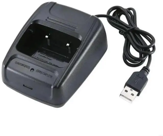 Alt view image 5 of 6 - Universal Charging Station Charging Holder with USB Port Cable for BF888S 777S 666S Two Way Radio Models