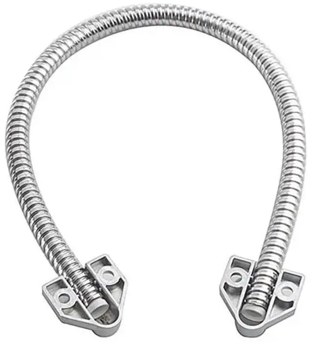 Main image of Flexible Armored Door Loop Alloy Wire Protector with Alloy Ends 16" Long 1/2" OD Home Access Control Accessories
