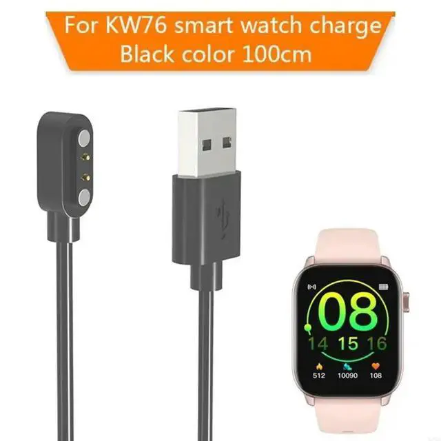 Alt view image 2 of 3 - Power Adapter Cord Cradle Dock Bracket Base for KW76 watch USB Charging Cable
