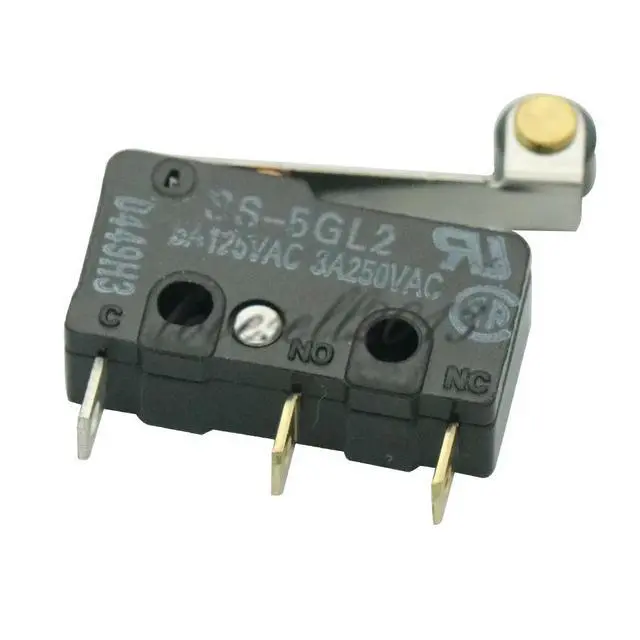 Alt view image 3 of 3 - 2PCS X SS-5GL2 Limit Switch 3 Pins Microswitch Micro Switch