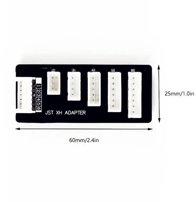 Alt view image 3 of 3 - 2S-6S Lithium Balanced Charger Expansion JST XH Adapter Board for RC Lipo MEGA Power 860 and 960 chargers