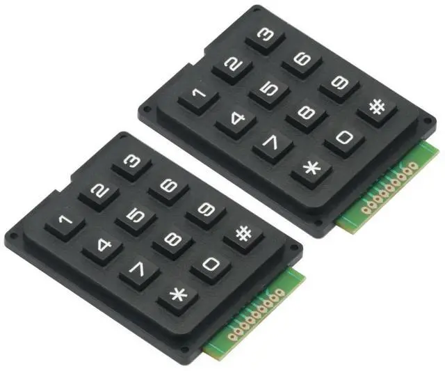 Alt view image 2 of 3 - 1PCS 4 x 3 Matrix Array 12 Keys 4*3 Switch Keypad Keyboard Module for keypad Module