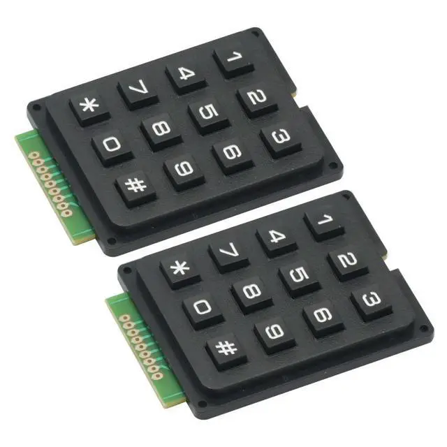 Alt view image 3 of 3 - 1PCS 4 x 3 Matrix Array 12 Keys 4*3 Switch Keypad Keyboard Module for keypad Module