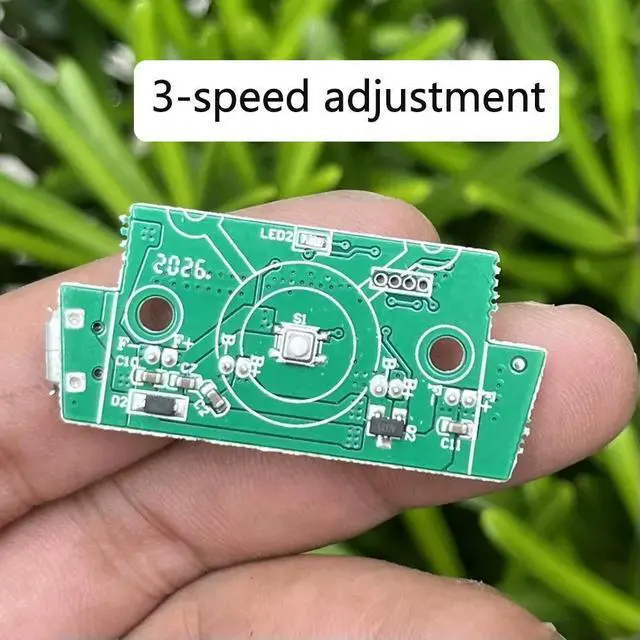 Alt view image 3 of 3 - dual Fan motor control model for 3.7V 3 speed adjustment