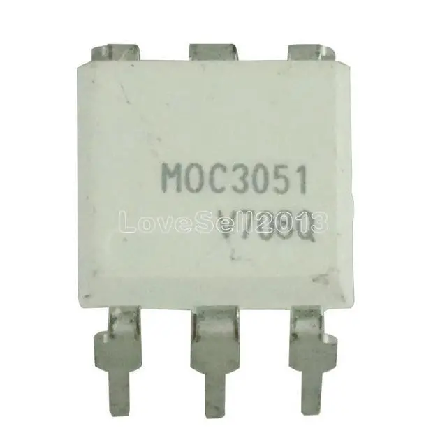 Alt view image 3 of 6 - 10pcs/lot MOC3051 DIP-6 OPTOCOUPLER TRIAC-OUT In Stock