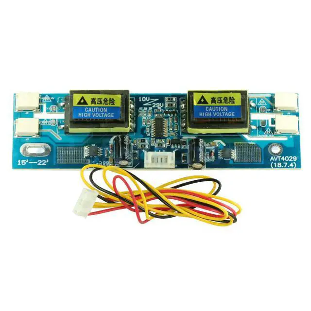 Alt view image 2 of 6 - Universal CCFL Inverter LCD Monitor 4 Lamp 10~30V for Laptop 15~22" Widescreen
