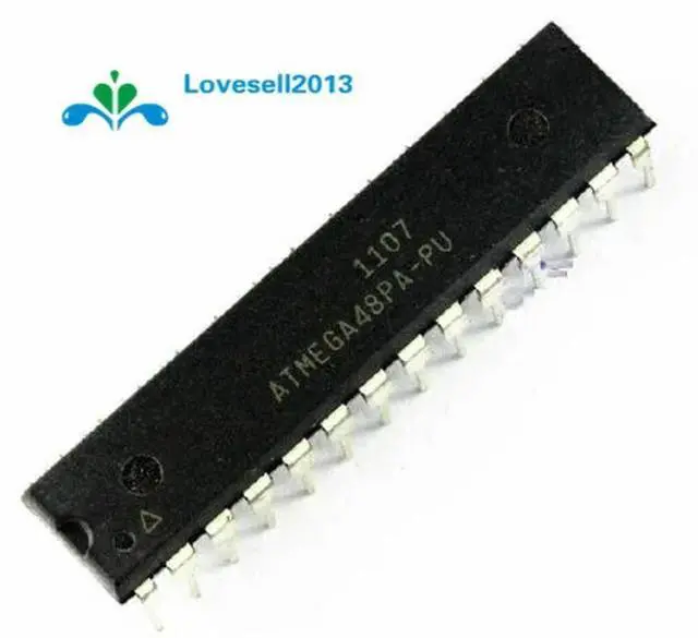 Main image of 1pcs ATMEGA48PA-PU ATMEGA48PA ATMEGA48 IC MCU 8BIT 4KB FLASH 28DIP