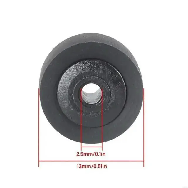 Alt view image 2 of 2 - 5Pcs Pressure Roller for Recorder Pack of 5 Pressure Roller Replacement