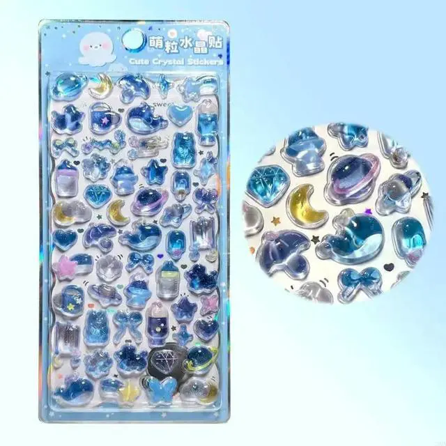 Alt view image 5 of 6 - Decorative Small Sticker for Kids Adults, Reusing Tiny Sticker for Scrapbooking