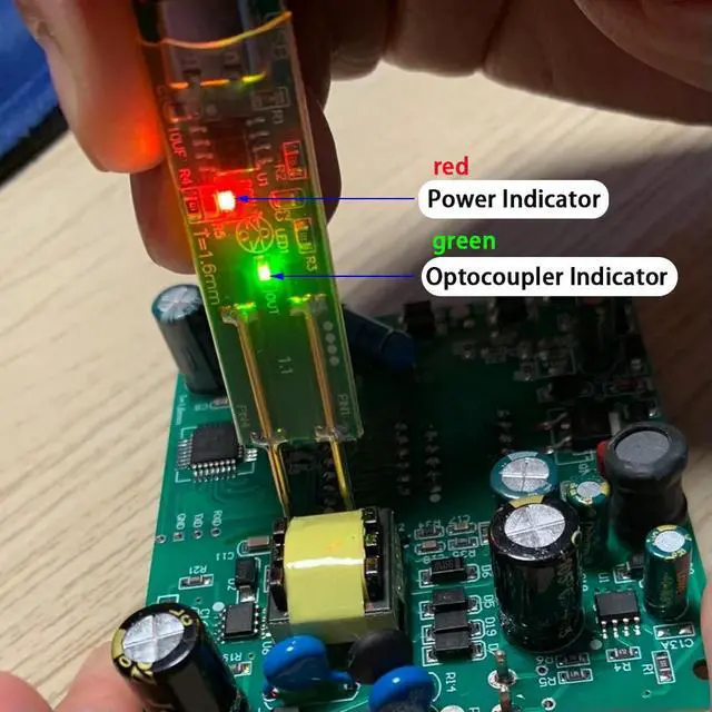 Alt view image 2 of 3 - Optocoupler test instrument online test detection tools for electronic repair special 4 pin optocoupler test PCB repair