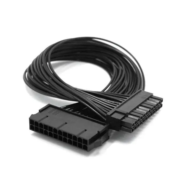 Alt view image 5 of 6 - 2025 ATX 24 Pin Motherboard Power Extension Cable Internal PC PSU ATX 24 Pin Male to 24 Pin Female Extension Power Cable