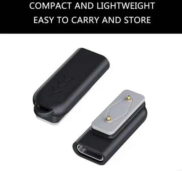 Alt view image 6 of 6 - Compact Type C Charging Adapter Easy To Use Type C Charges Connector Type C Power Adapter for Watch Band 9/8/7/6 watch