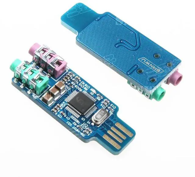 Main image of CM108 USB Drive USB Soundcard Laptop Computer External Sound Card Module