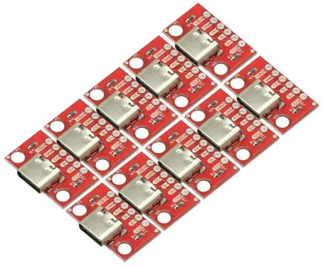 Alt view image 2 of 3 - 10PCS USB C Breakout Type C Connector Board 3.1 Serial Basic Female Connector USB Breakout Board Adapter