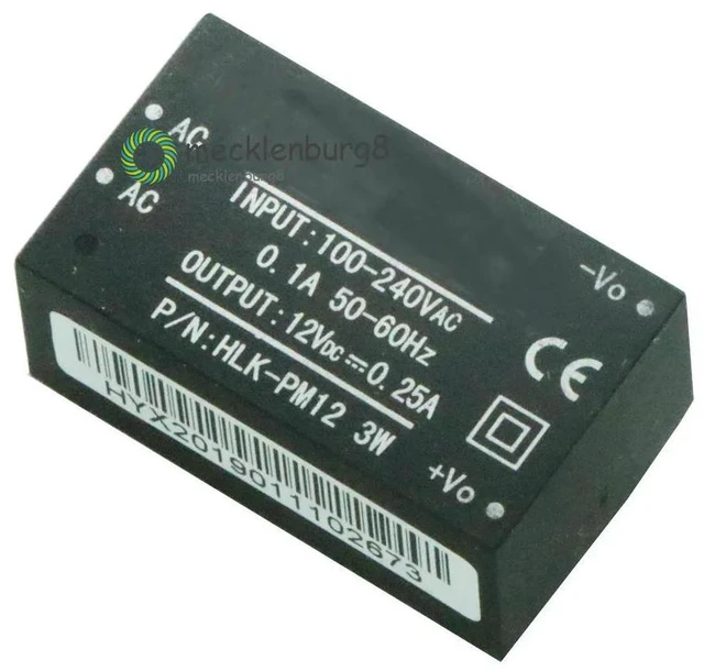 Main image of 220 V to 12 V step-down power module converter ligent household switch HLK-PM12 Module